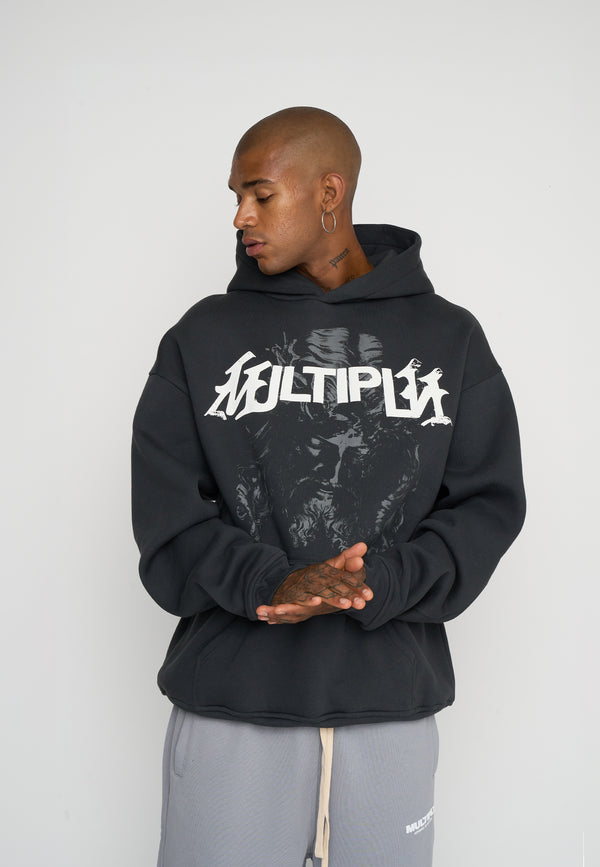 Multiply Spparel Oversize Hoodie SACRED Black Soda Top Angebot