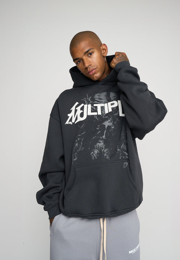 Multiply Spparel Oversize Hoodie SACRED Black Soda Top Angebot