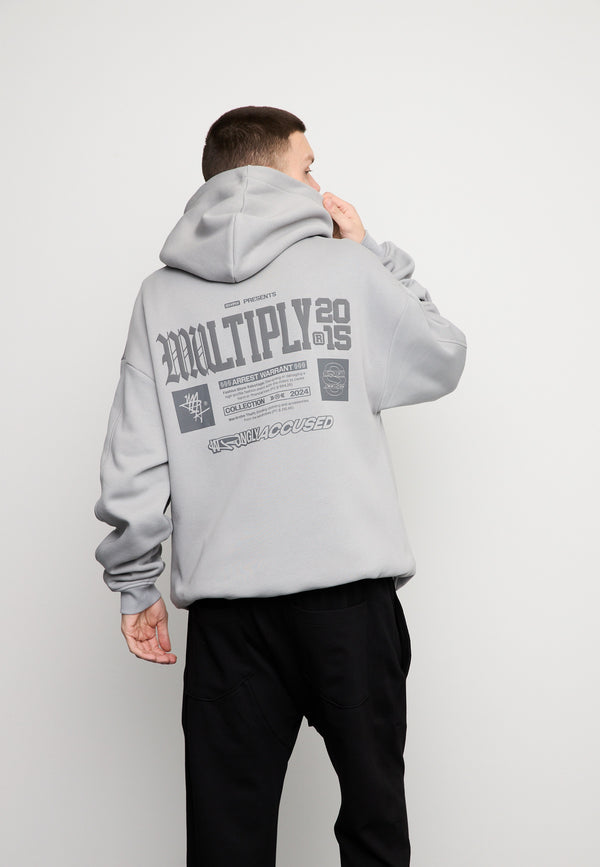 Multiply Spparel Oversize Hoodie WRONGLY Ultimate Grey Neuheiten