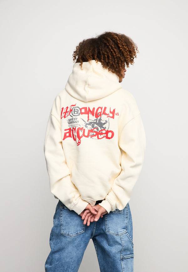 Multiply Spparel Oversize Hoodie INNOCENCE Egret Riesige Ersparnisse