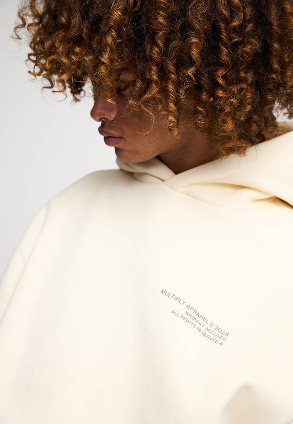 Multiply Spparel Oversize Hoodie INNOCENCE Egret Riesige Ersparnisse