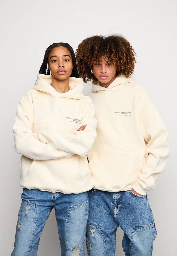 Multiply Spparel Oversize Hoodie INNOCENCE Egret Riesige Ersparnisse
