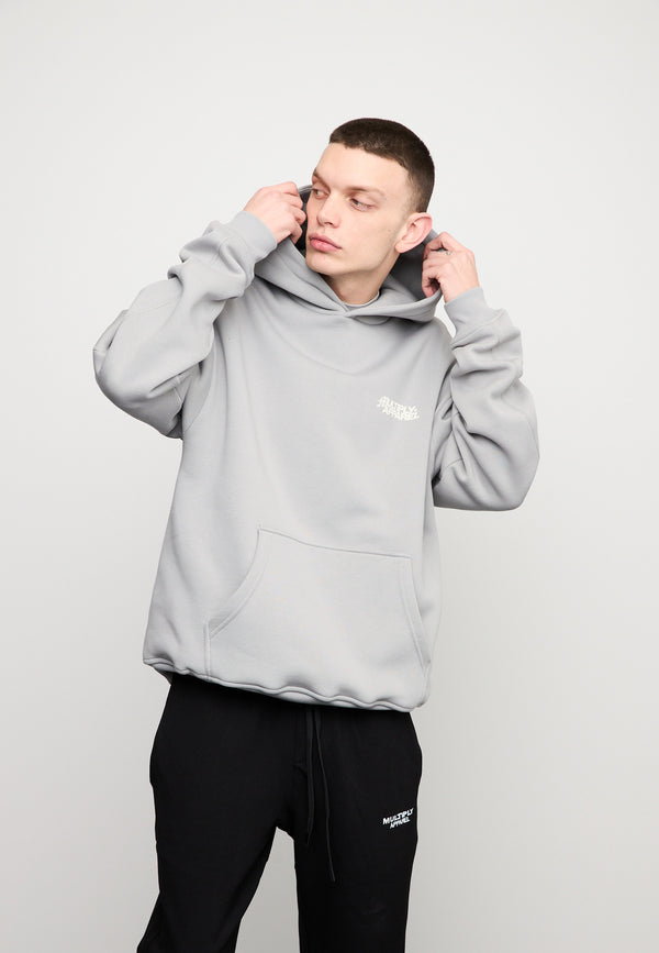 Multiply Spparel Oversize Hoodie MISJUDGED Ultimate Grey VIP-Rabatte