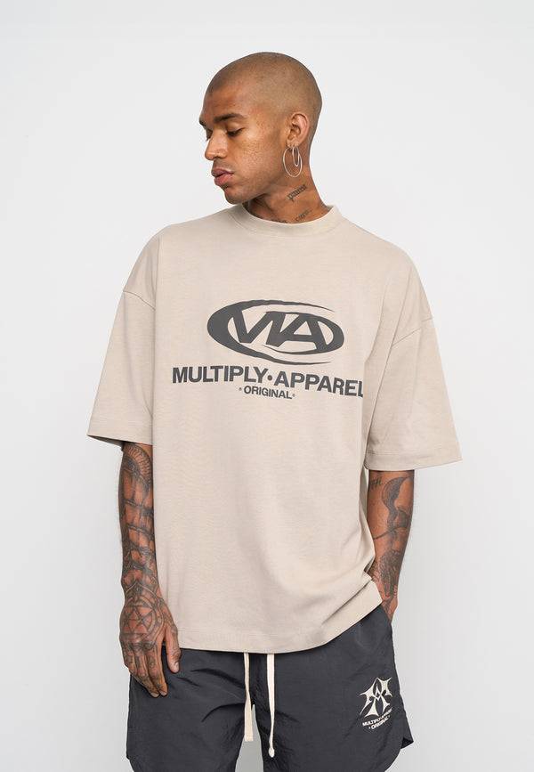 Multiply Spparel Oversize T-Shirt GRIND Vintage Khaki Bis zu 50% Rabatt