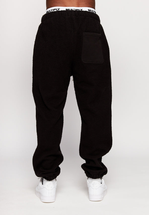 Multiply Spparel Jogger BRUSHED Black Super Rabatt