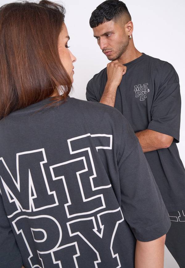Multiply Spparel Oversize T-Shirt ELISION Black Soda Riesige Rabatte