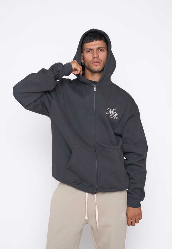 Multiply Spparel Oversize Zip Hoodie HERO Black Soda Kostenloser Versand international