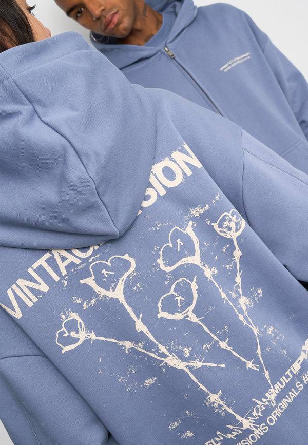 Multiply Spparel Oversize Zip Hoodie V VISIONS Wild Wind Meist gekauft