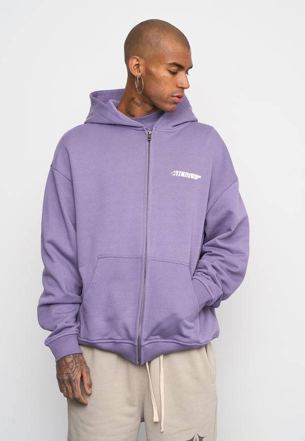 Multiply Spparel Oversize Zip Hoodie TEAMWORK Cadet Kostenloser Versand
