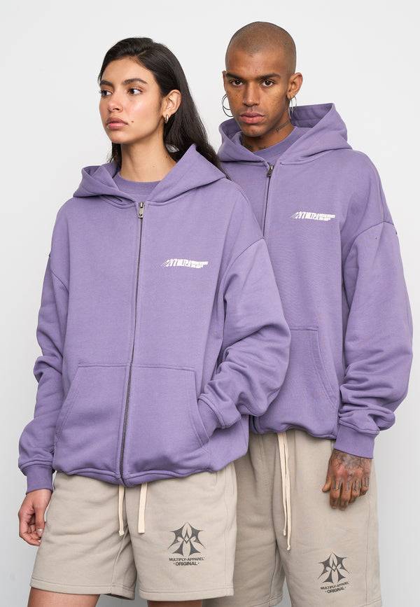 Multiply Spparel Oversize Zip Hoodie TEAMWORK Cadet Kostenloser Versand