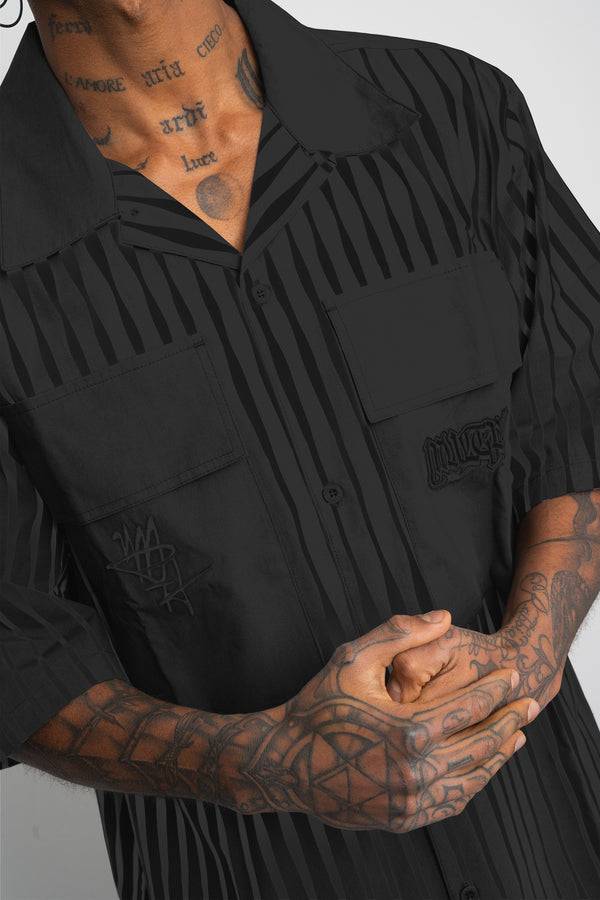 Multiply Spparel Oversize Shirt BARS Black Soda Sonderangebot