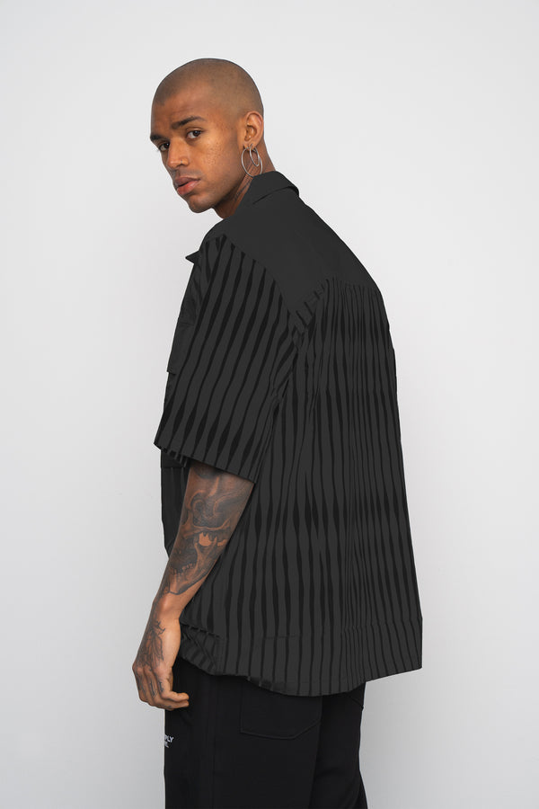 Multiply Spparel Oversize Shirt BARS Black Soda Sonderangebot
