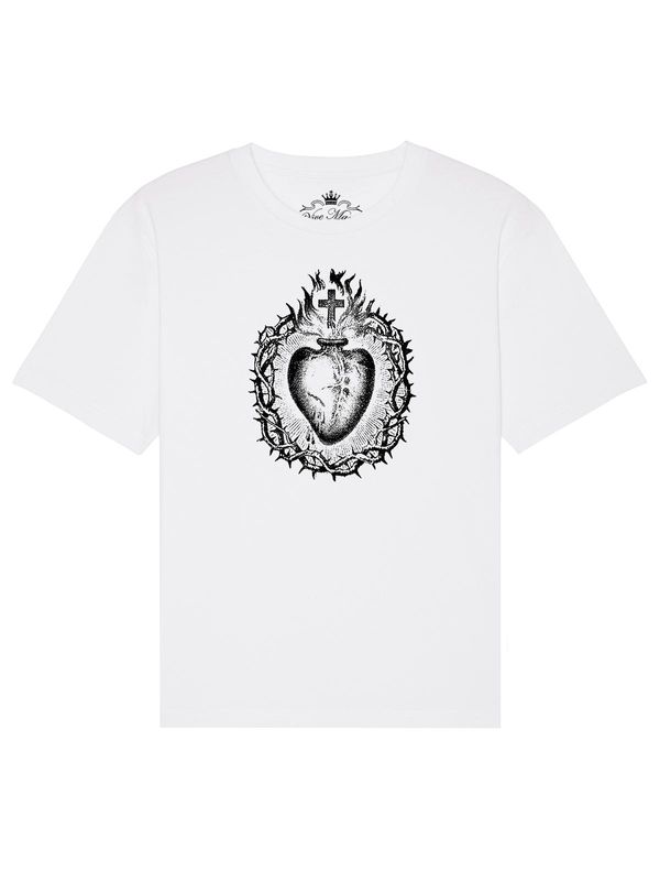 Nastrovje Potsdam Vive Maria Holy Heart Herren T-Shirt weiss Lagerräumung