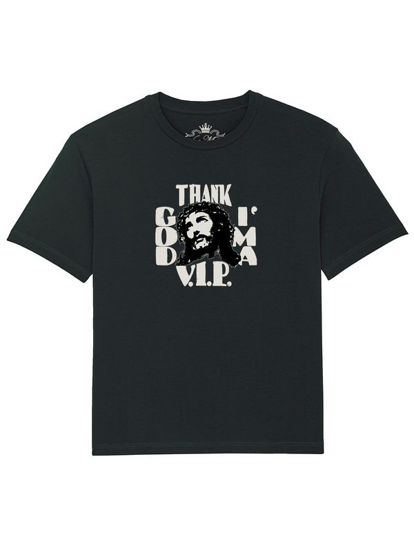 Nastrovje Potsdam Vive Maria Thank God Herren T-Shirt schwarz Heißer Verkauf