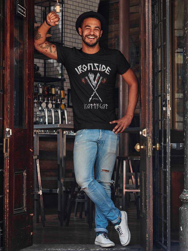 Nastrovje Potsdam Vikings Ironside Herren T-Shirt schwarz Online Outlet