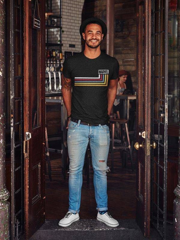 Nastrovje Potsdam Marvel Stripes Herren T-Shirt dunkelblau Bestseller