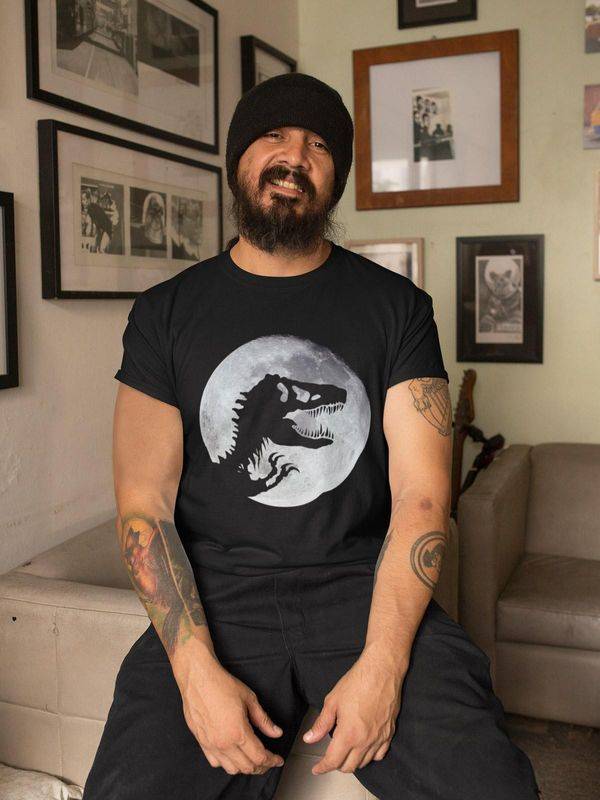 Nastrovje Potsdam Jurassic Park Moonlight Herren T-Shirt schwarz Saisonale Angebote