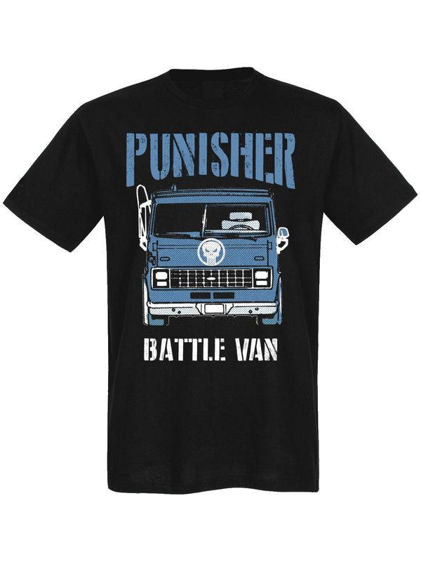 Nastrovje Potsdam The Punisher Battle Van II Herren T-Shirt schwarz