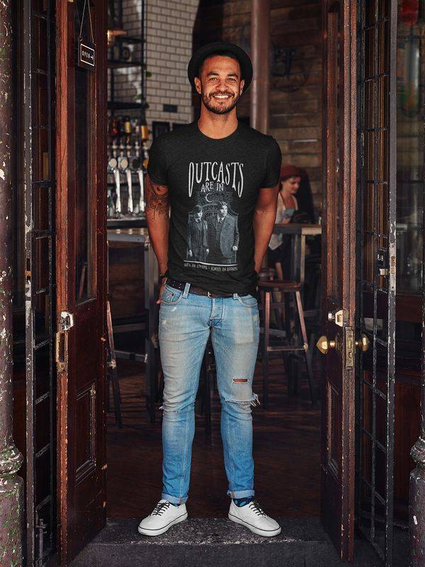 Nastrovje Potsdam Wednesday Outcasts Are In Herren T-Shirt schwarz Sonderangebote