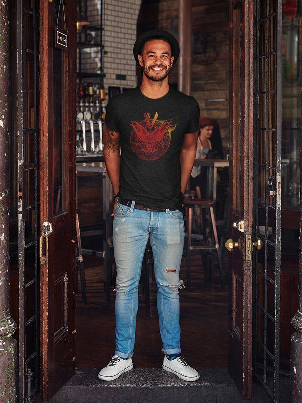 Nastrovje Potsdam Vikings Flames Herren T-Shirt schwarz Riesige Ersparnisse