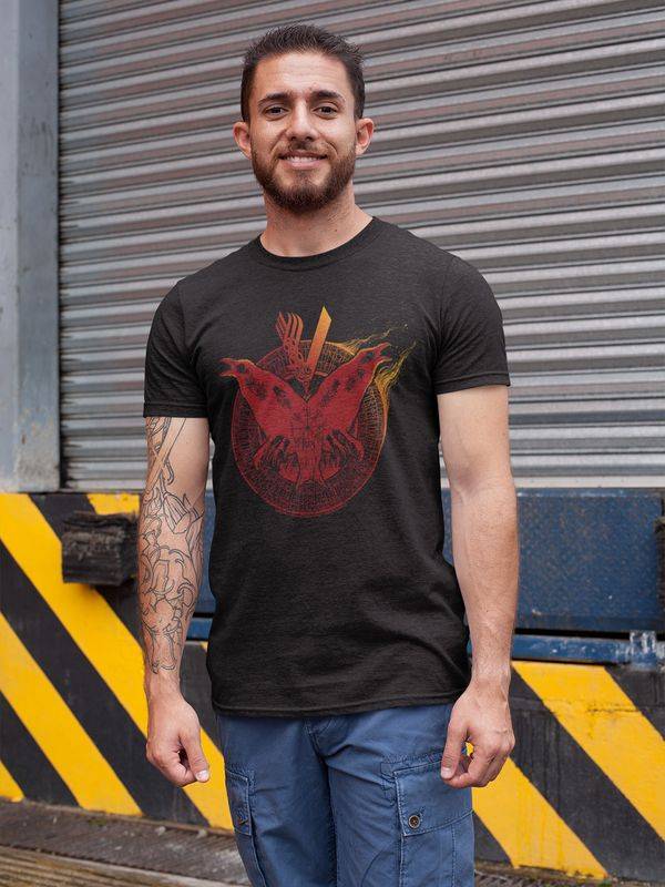 Nastrovje Potsdam Vikings Flames Herren T-Shirt schwarz Riesige Ersparnisse