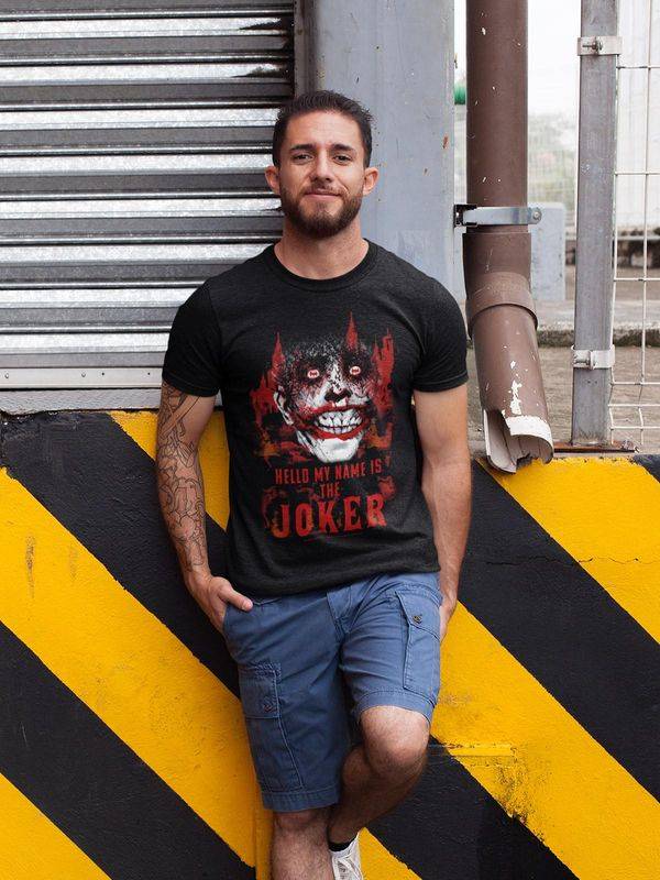 Nastrovje Potsdam Batman Burn Herren T-Shirt schwarz Super Sparpreis