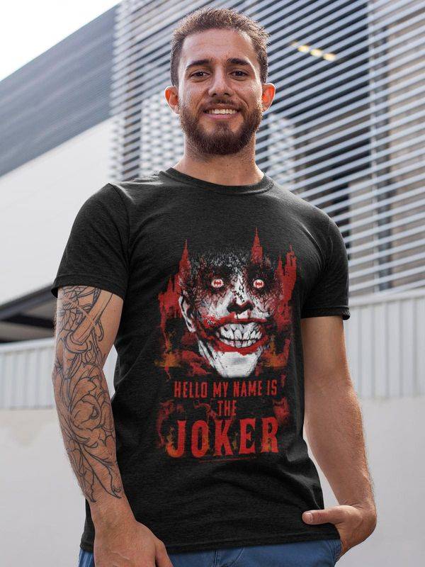Nastrovje Potsdam Batman Burn Herren T-Shirt schwarz Super Sparpreis