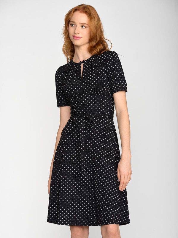 Nastrovje Potsdam Vive Maria Vintage Èmelie Damen A-Linien-Kleid schwarz allover Bis zu 60% Rabatt
