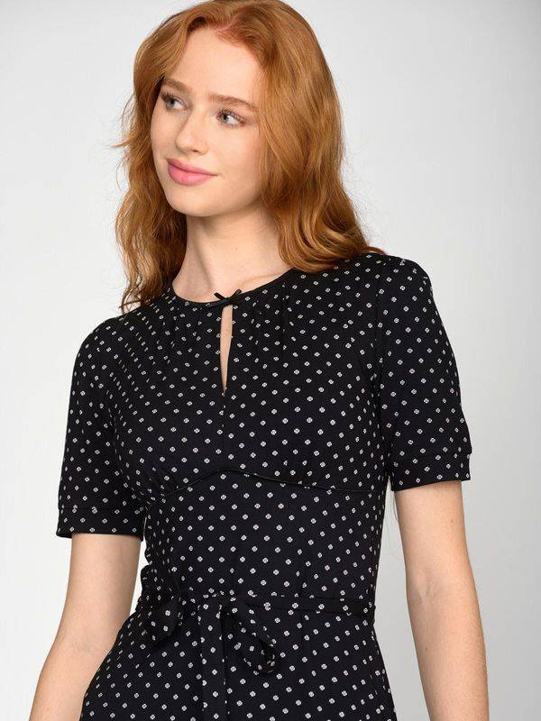 Nastrovje Potsdam Vive Maria Vintage Èmelie Damen A-Linien-Kleid schwarz allover Bis zu 60% Rabatt