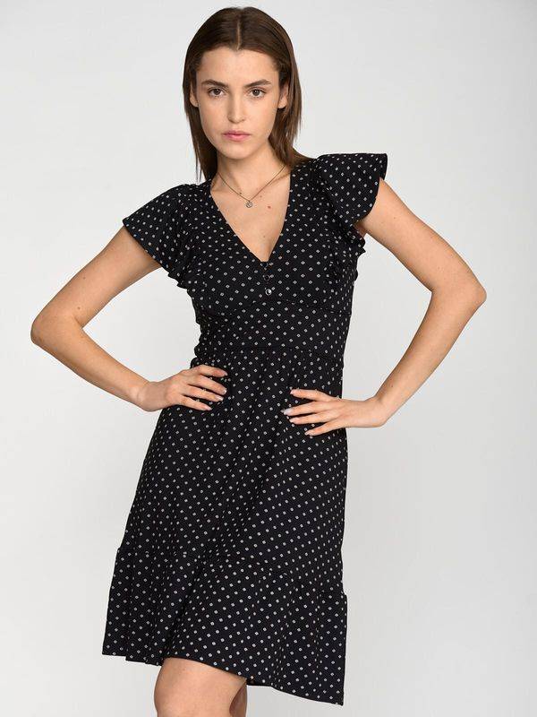 Nastrovje Potsdam Vive Maria Chère Èmelie Damen Volantkleid schwarz allover Discount Store für neue Produkte