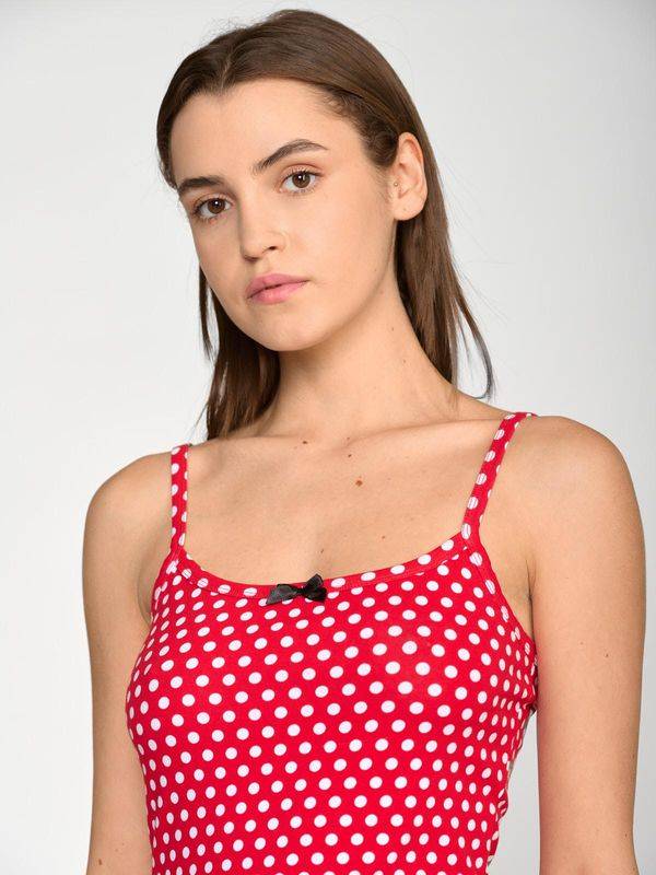 Nastrovje Potsdam Pussy Deluxe Dotties Classic Dress female rot allover 50% Rabatt für begrenzte Zeit