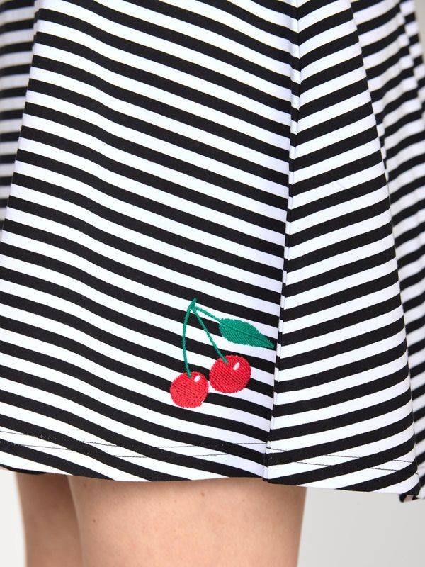 Nastrovje Potsdam Pussy Deluxe Stripey Classic Dress female schwarz/weiß Online