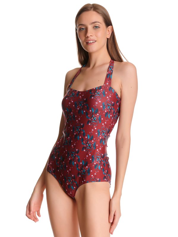 Nastrovje Potsdam Pussy Deluxe Wild Cherry Damen Badeanzug rot allover Kostenloser Versand