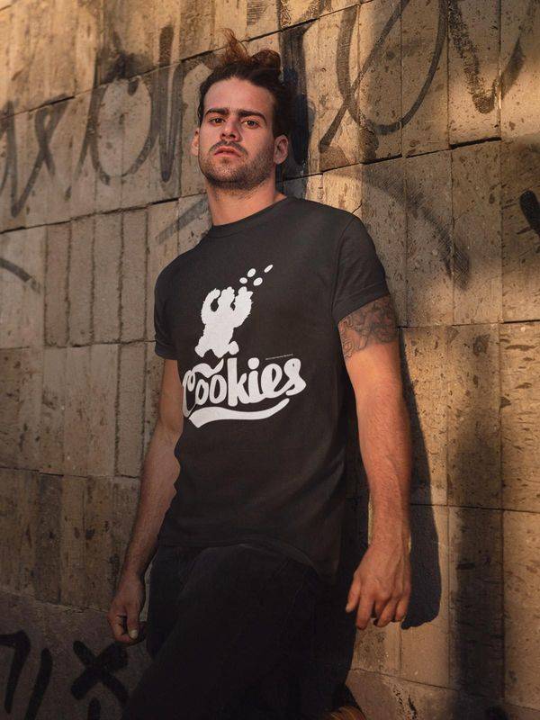 Nastrovje Potsdam Sesamstrasse Cookie Night Fridge Finder Herren T-Shirt schwarz Großer Ausverkauf