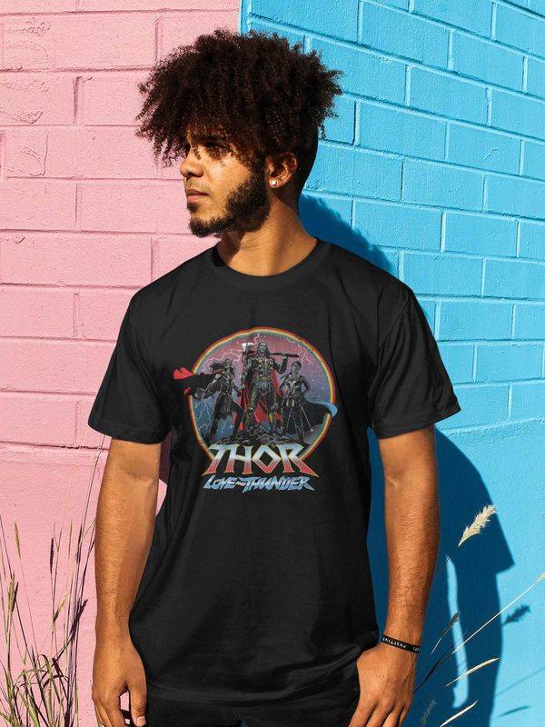 Nastrovje Potsdam Thor Heros Logo Herren T-Shirt schwarz Exklusivangebot