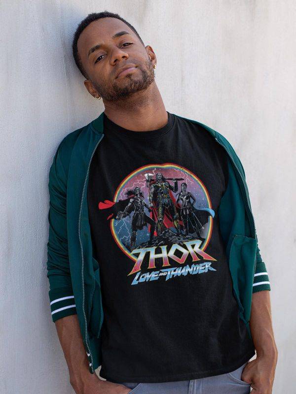 Nastrovje Potsdam Thor Heros Logo Herren T-Shirt schwarz Exklusivangebot
