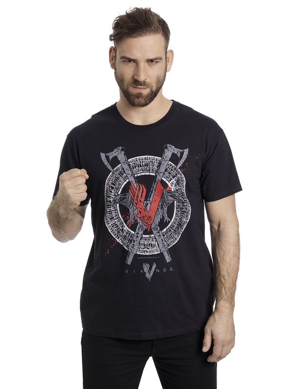 Nastrovje Potsdam Vikings Odin Red Herren T-Shirt schwarz Muttertagsangebot