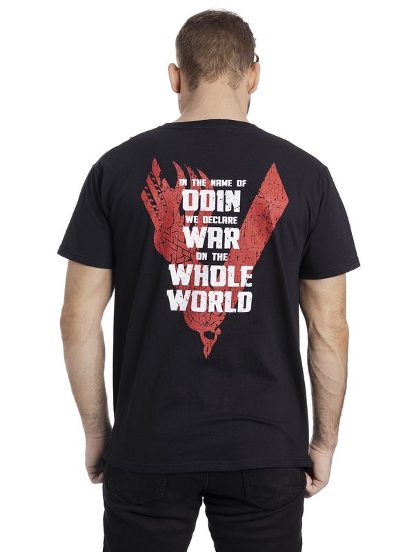 Nastrovje Potsdam Vikings Odin Red Herren T-Shirt schwarz Muttertagsangebot