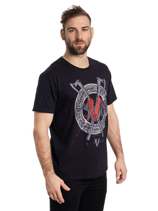 Nastrovje Potsdam Vikings Odin Red Herren T-Shirt schwarz Muttertagsangebot