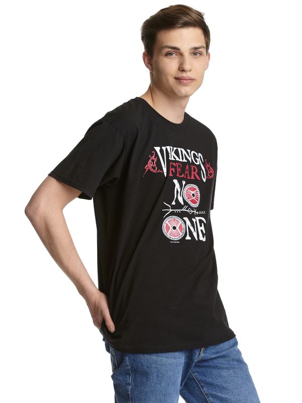 Nastrovje Potsdam Vikings Valhalla Vikings Fear No One Herren T-Shirt schwarz Lagerräumung