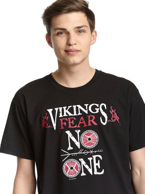 Nastrovje Potsdam Vikings Valhalla Vikings Fear No One Herren T-Shirt schwarz Lagerräumung