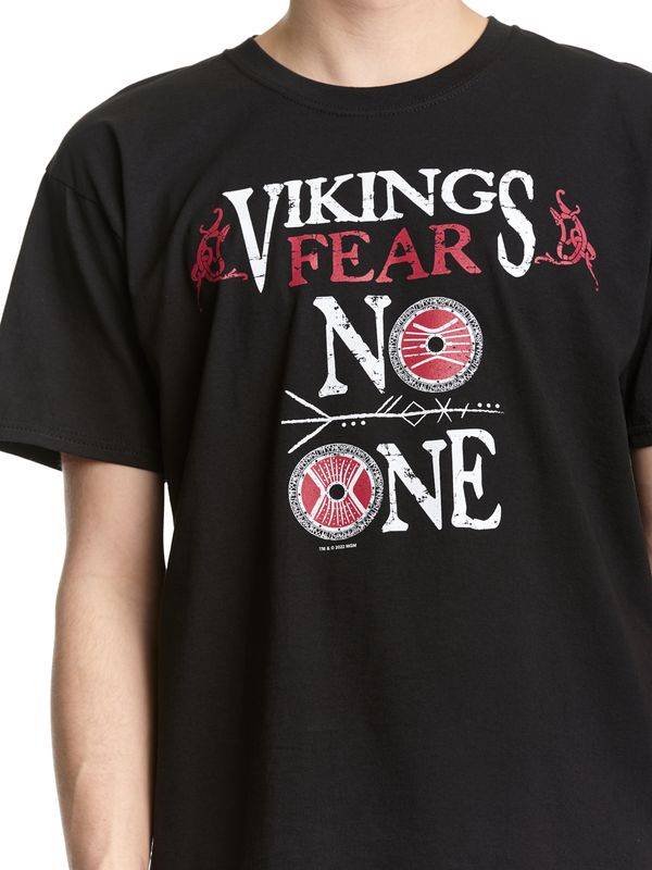 Nastrovje Potsdam Vikings Valhalla Vikings Fear No One Herren T-Shirt schwarz Lagerräumung