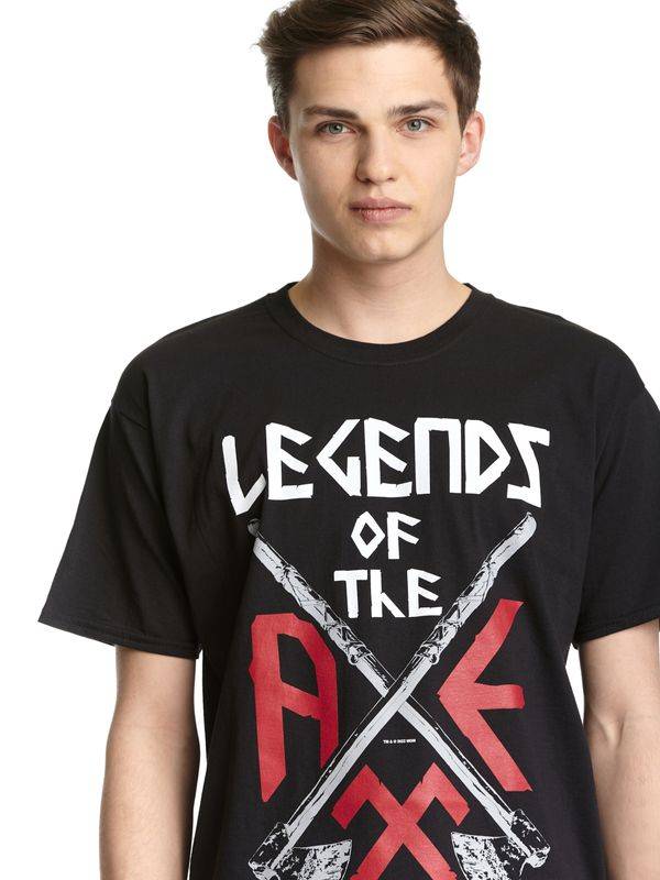 Nastrovje Potsdam Vikings Valhalla Legends of the Axe Herren T-Shirt schwarz Top Angebot
