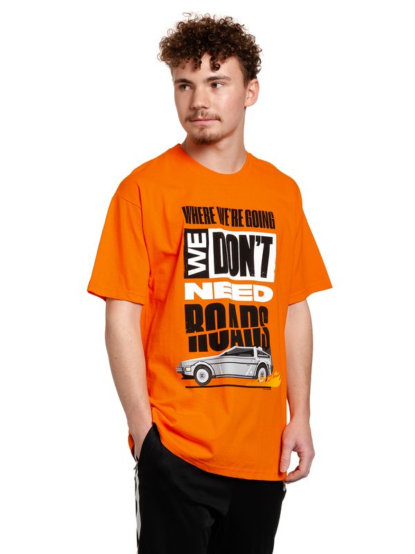 Nastrovje Potsdam Back To The Future We Don&#039;t Need Herren T-Shirt orange Zeitlich begrenztes Angebot