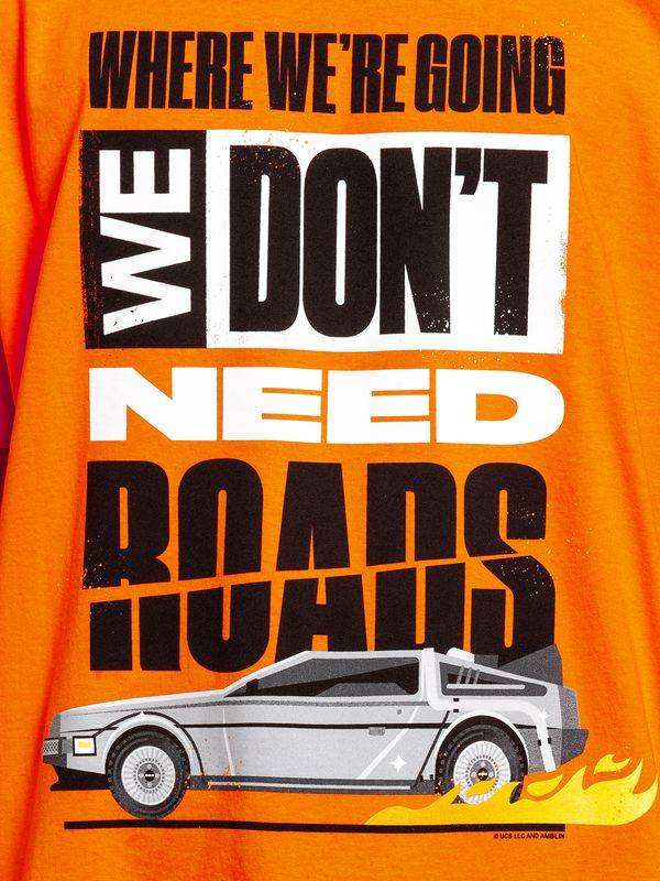 Nastrovje Potsdam Back To The Future We Don&#039;t Need Herren T-Shirt orange Zeitlich begrenztes Angebot