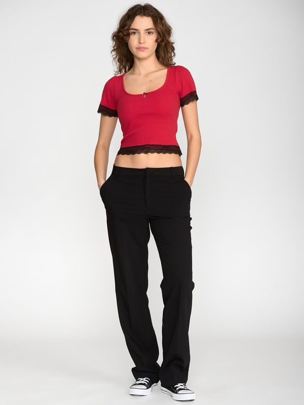 Nastrovje Potsdam Vive Maria Sweet Cropped Shirt Damen T-Shirt rot Räumungsverkauf