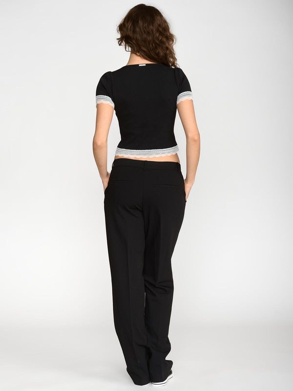 Nastrovje Potsdam Vive Maria Sweet Cropped Shirt Damen T-Shirt schwarz Kauf eins, bekomm eins gratis