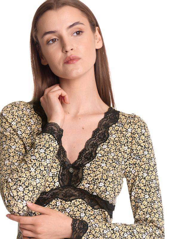 Nastrovje Potsdam Vive Maria Golden Day Damen Etuikleid dunkelgelb allover Neueste Stile