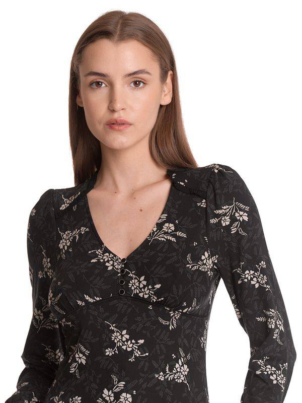 Nastrovje Potsdam Vive Maria Reverie Damen Langarmshirt schwarz allover Bis zu 50% Rabatt