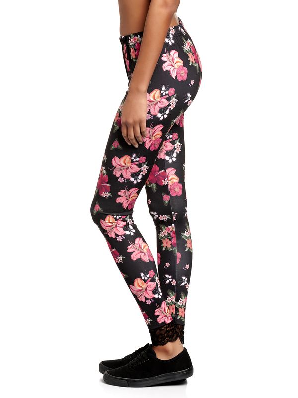 Nastrovje Potsdam Pussy Deluxe Hawaii Damen Leggings schwarz allover Discount Store für neue Produkte